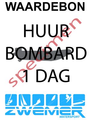 Waardebon huur Bombard dag