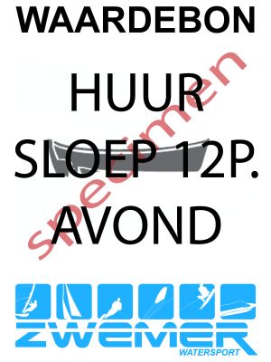 Waardebon huur Escape 750 avond