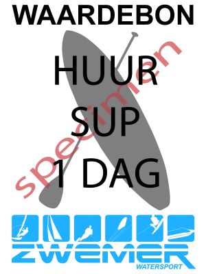 Waardebon huur SUP dag