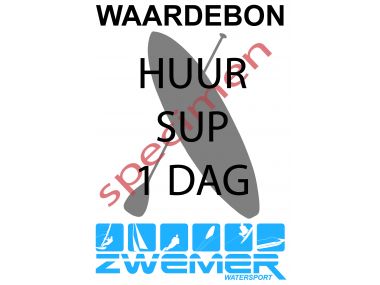 Waardebon huur SUP dag