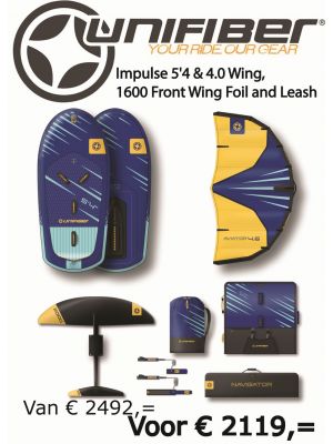 Impulse 5'4" & 4.0 Wing & 1600 Frontwing