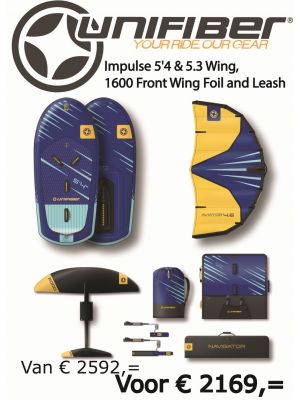 Impulse 5'4" & 5.3 Wing & 1600 Frontwing
