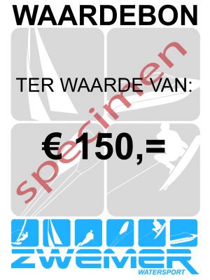 Waardebon Watersport 150